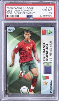 2006 Panini Goaaal! World Cup Germany #140 Cristiano Ronaldo - PSA GEM MT 10